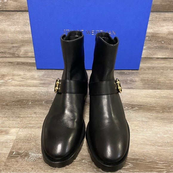 Stuart Weitzman | Luxering Suede Ankle Boots Size 8.5 NEW - Picture 6 of 15